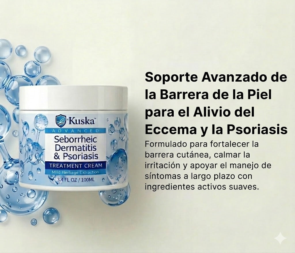Kuska® Calma, protege y ayuda a restaurar tu piel en 7 días. Fórmula libre de corticoides.